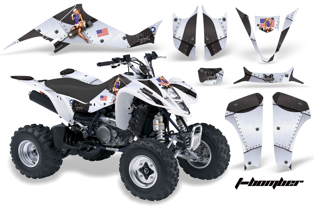 Suzuki LTZ 400 03-08 Graphics TBomber White